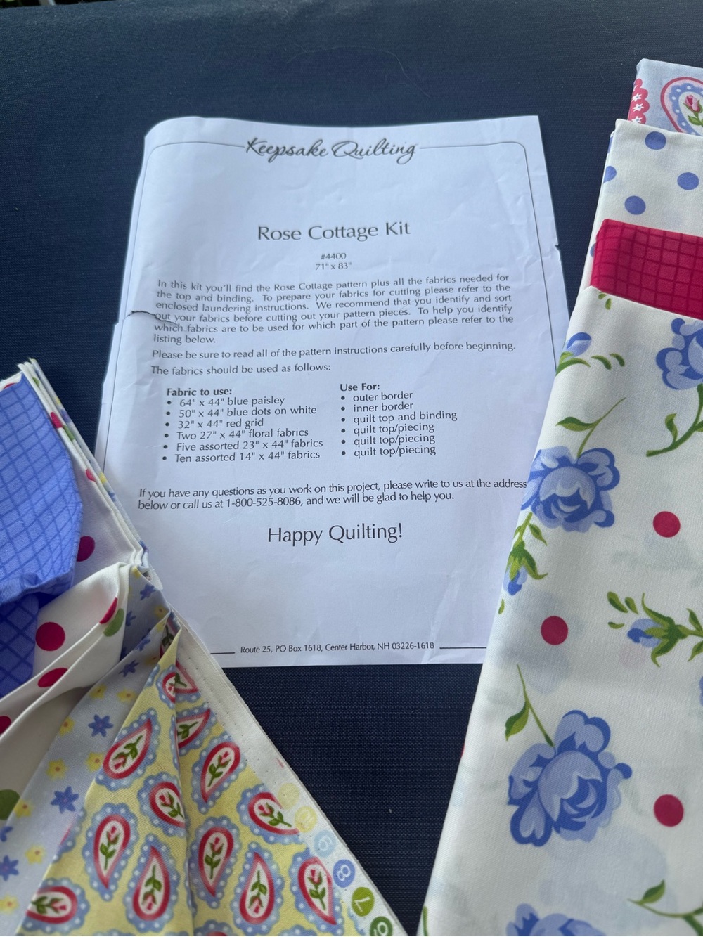 🆕Rose Cottage Quilt Kit🆕 - Picture 5 of 15